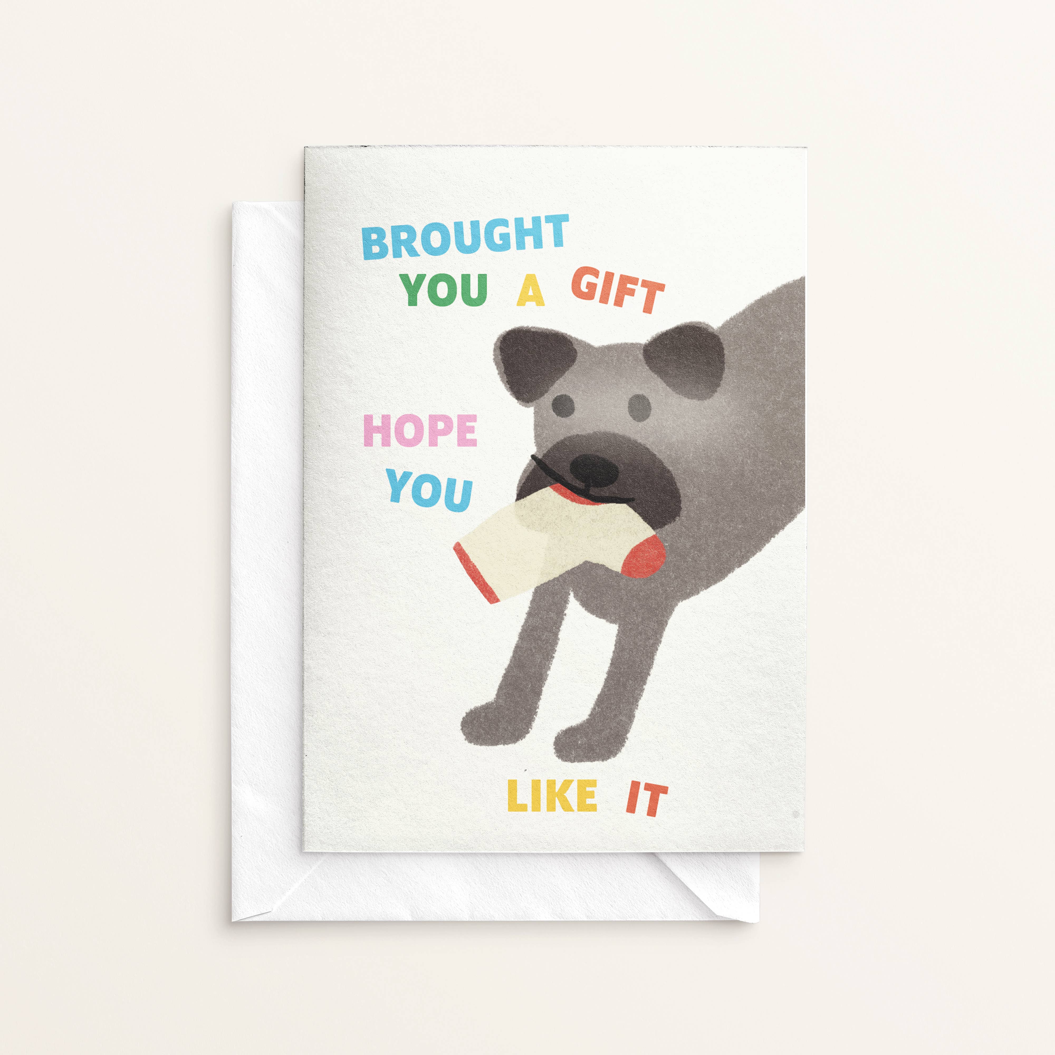 Andrea Caceres - Venta al por mayor Tarjeta "Pienso en ti" - Te Traje un Regalo - Tarjeta de Felicitación