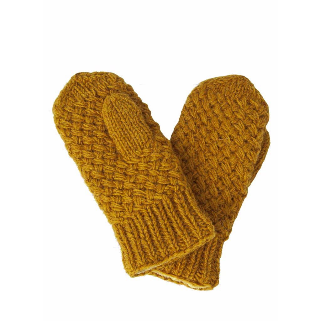 Lost Horizons Canada - Wholesale Mittens - Women's - Palermo Wool Mittens with Textured Stitch1
