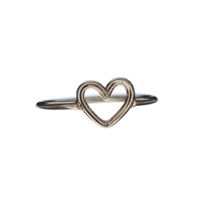 Kenda Kist Jewelry - Wholesale Band/Stacked Ring - Heart Ring1