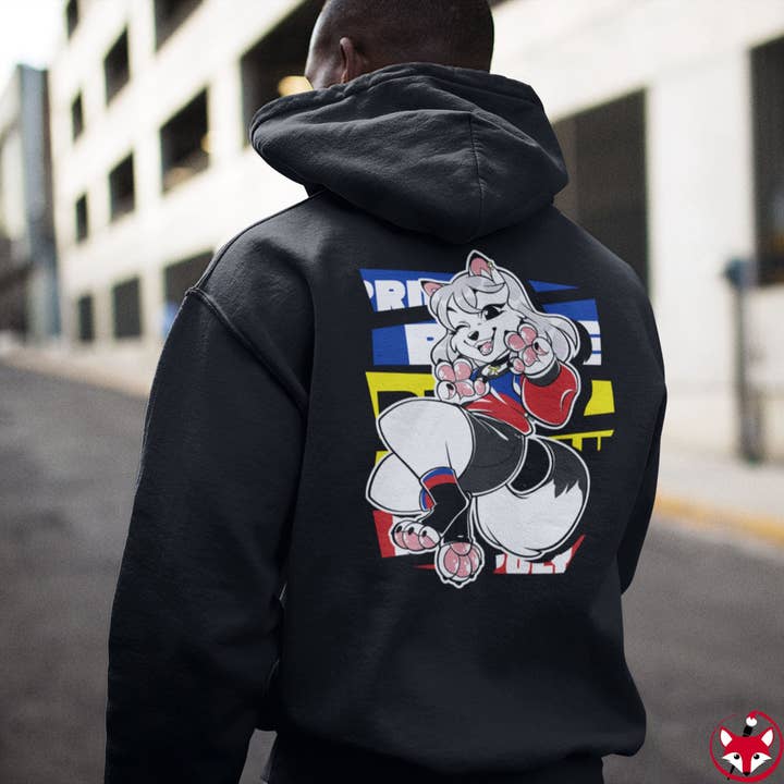 Polyamorøs Pride Riley Arctic Fox - Hættetrøje for engroshandel hos Artworktee