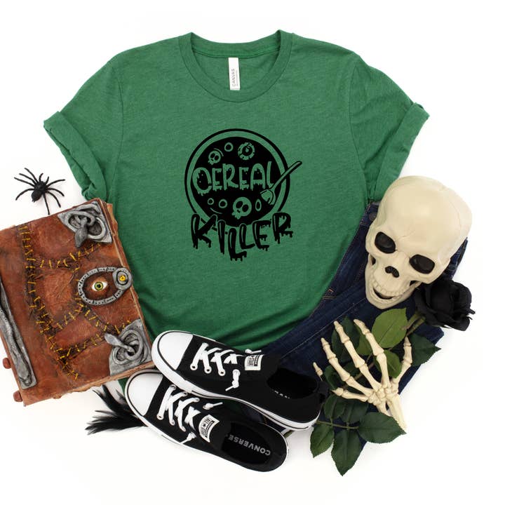 Korn Killer | Halloween | Ungdom kortærmet Crew Neck for engroshandel hos The Juniper Shop Wholesale
