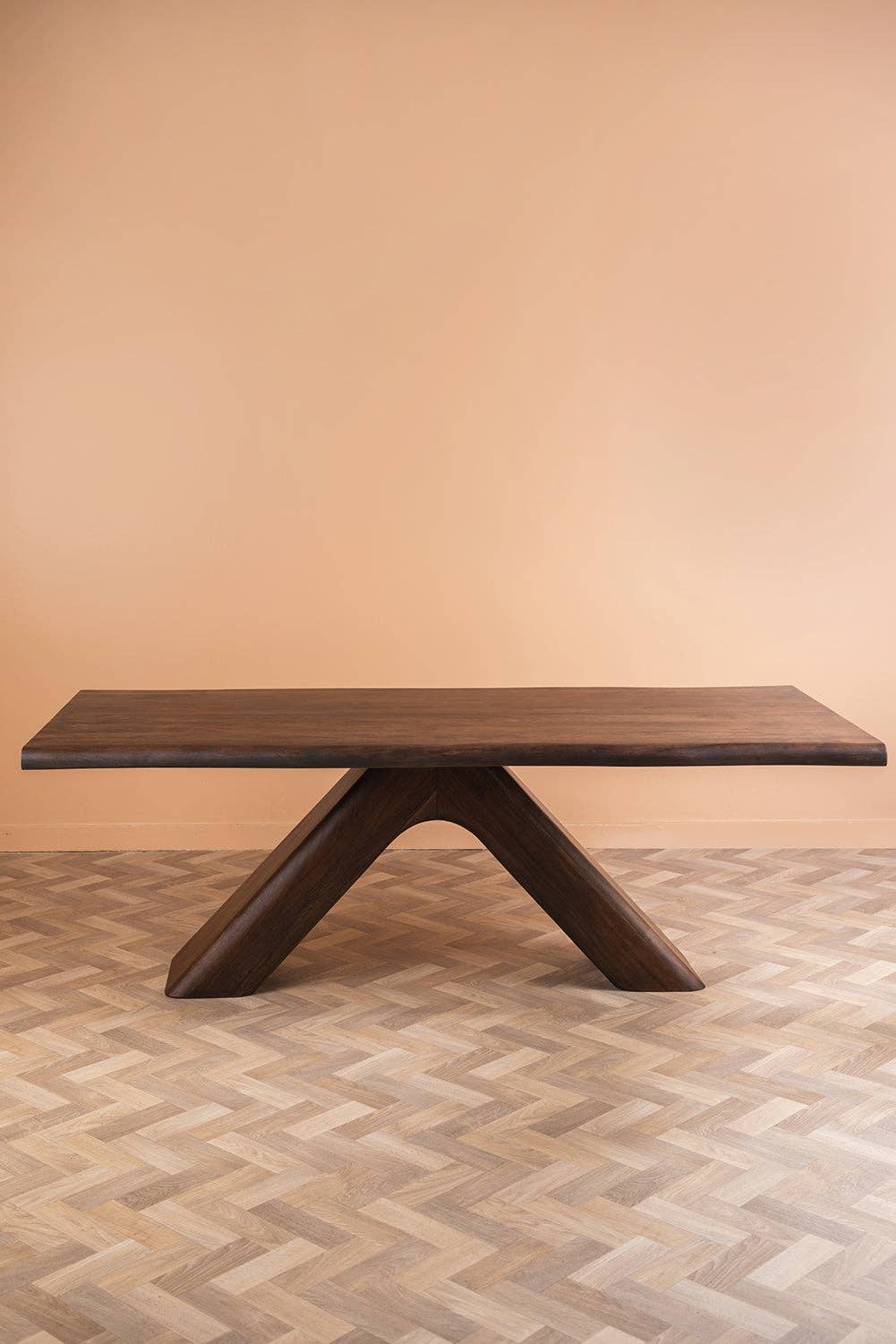 Ian Snow Ltd – wholesale Side table – Capra Acacia Wood Vinegar Finish Dining Table4