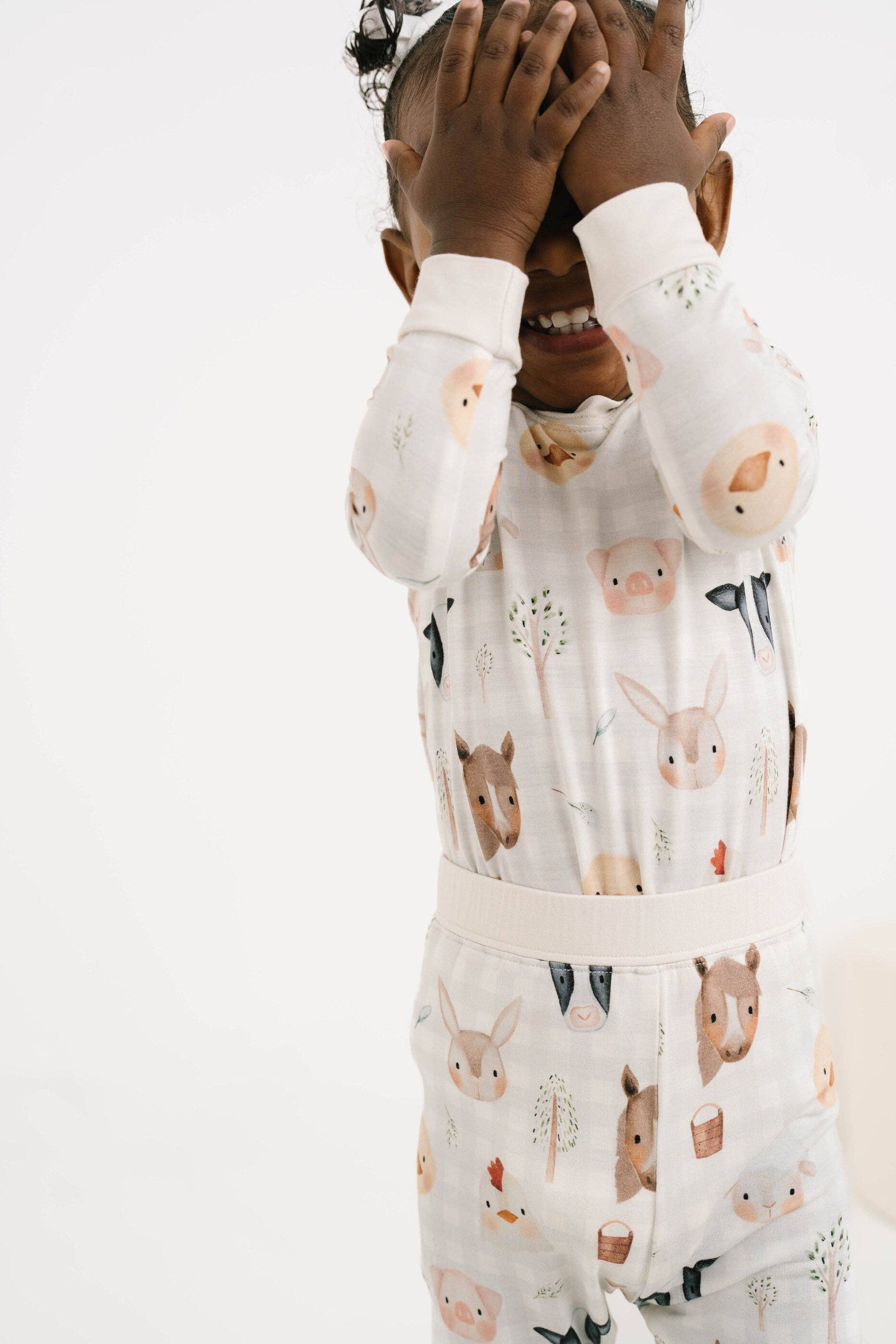 Little One Shop - Wholesale Lounge Set - Kids - Farm Friends Bamboo Set5