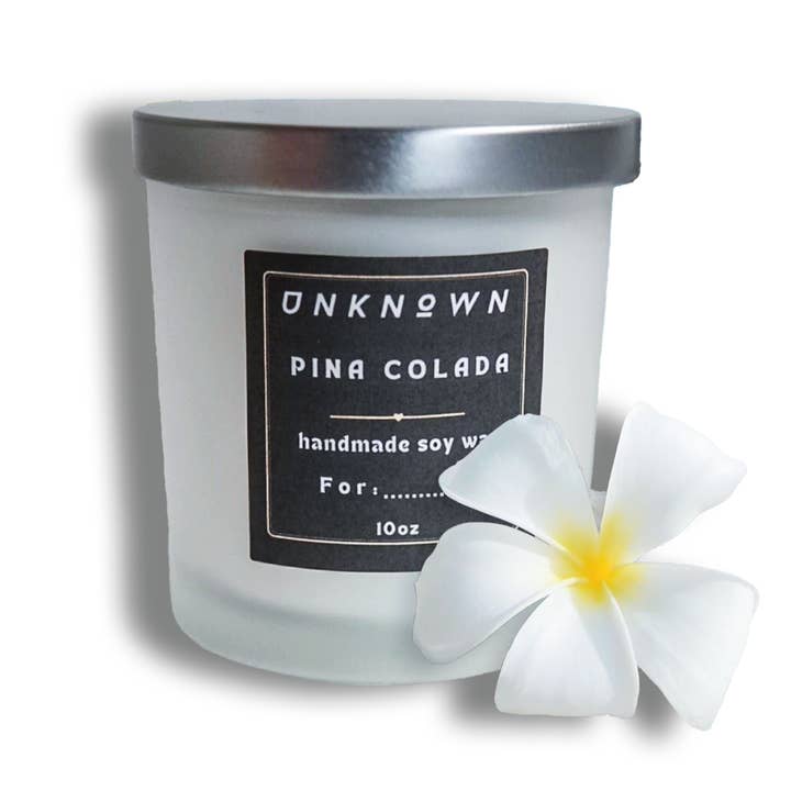 Unknown Candles Co - Vente Bougie en bocal - Bougie Pina Colada1