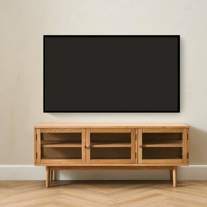 Furnhouse - Wholesale Console Table - 3-Door TV Table Svendborg - Natural Oak1