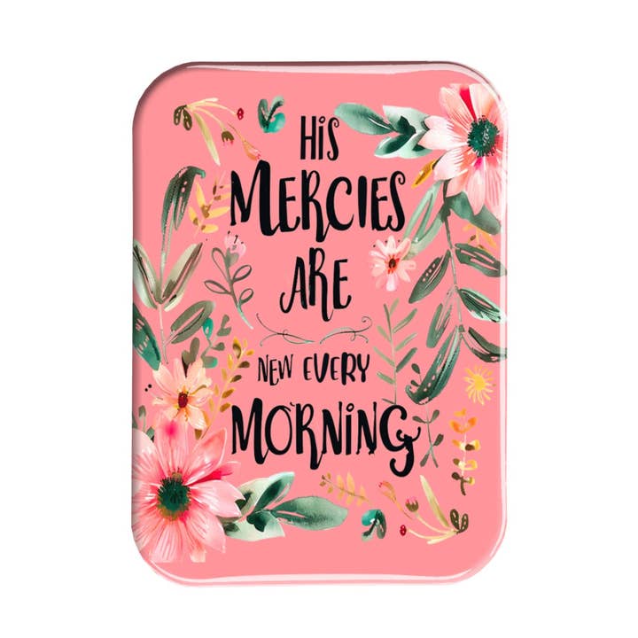 "His Mercies are New" - 2.5" X 3.5" Rectangle Fridge Magnets for wholesale by Airstrike
