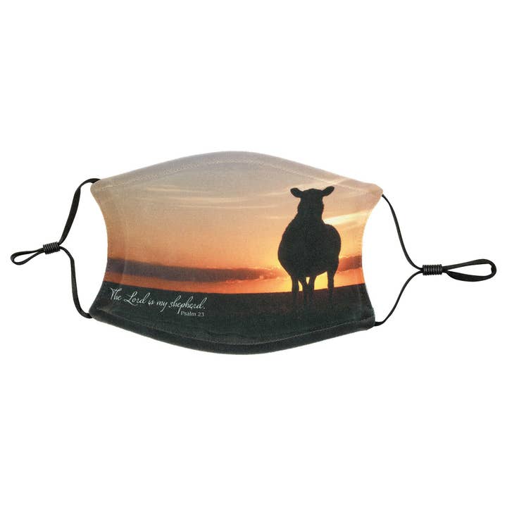 👀Mask Lamb Psalm 23 Adjustable Ear Loops for wholesale by Dicksons