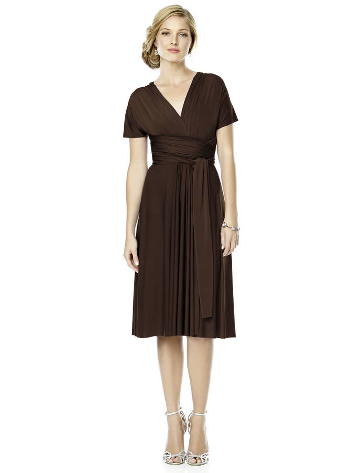 Dessy Group – wholesale Dress – Women's – Twist Wrap Dress : Short