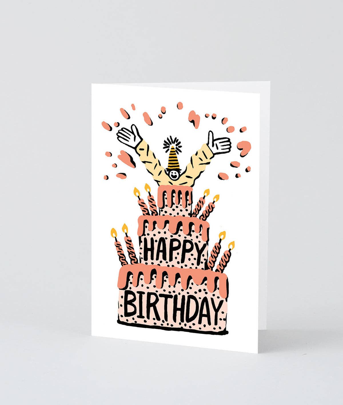 Wrap (US duties paid) – wholesale Birthday card – Surprise Cake0