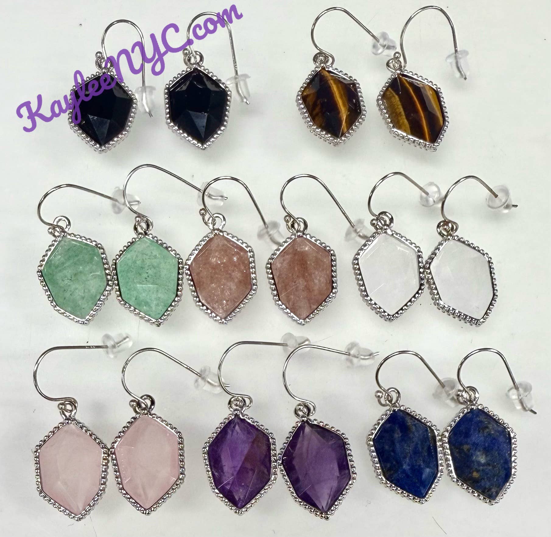 KayleeNYC - Wholesale Dangle Earrings - Crystal Sterling Silver Dangling Earring1