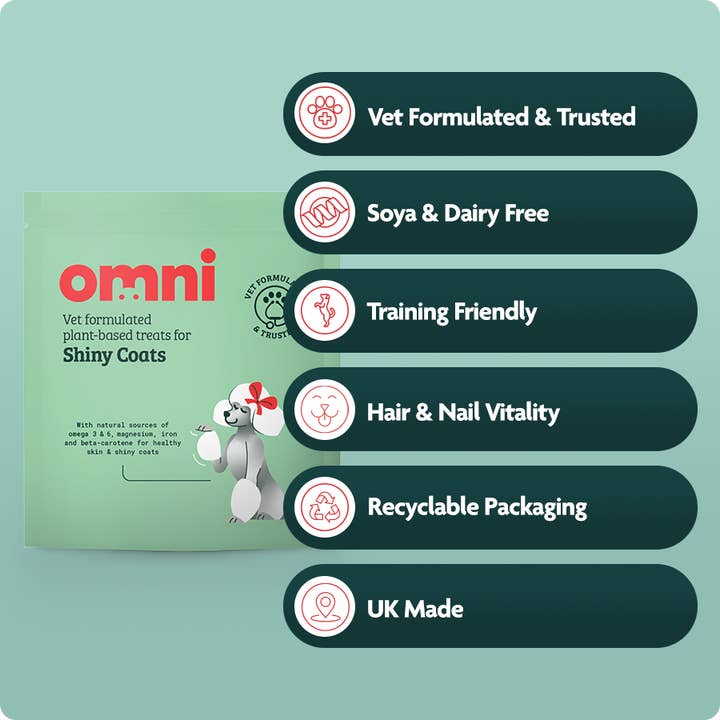 Omni - Venta al por mayor Chuches - Perros - Golosinas de Entrenamiento - Pelajes Brillantes