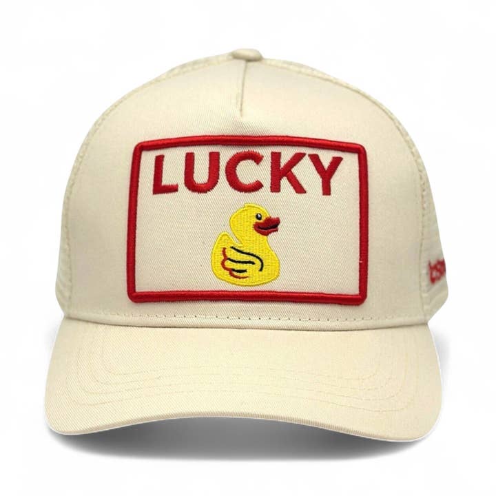 Lucky Duck Trucker - Cream for wholesale by SOULBYRD