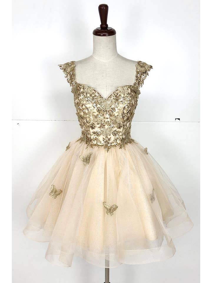 Chicas - Wholesale Dress - Women's - Over the Shoulder Dama Dress C3301