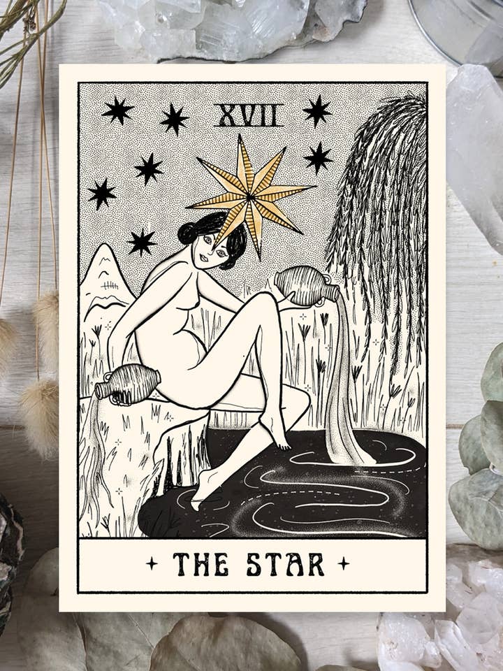 The Star Tarot Design Print for wholesale by A Spellbound Story