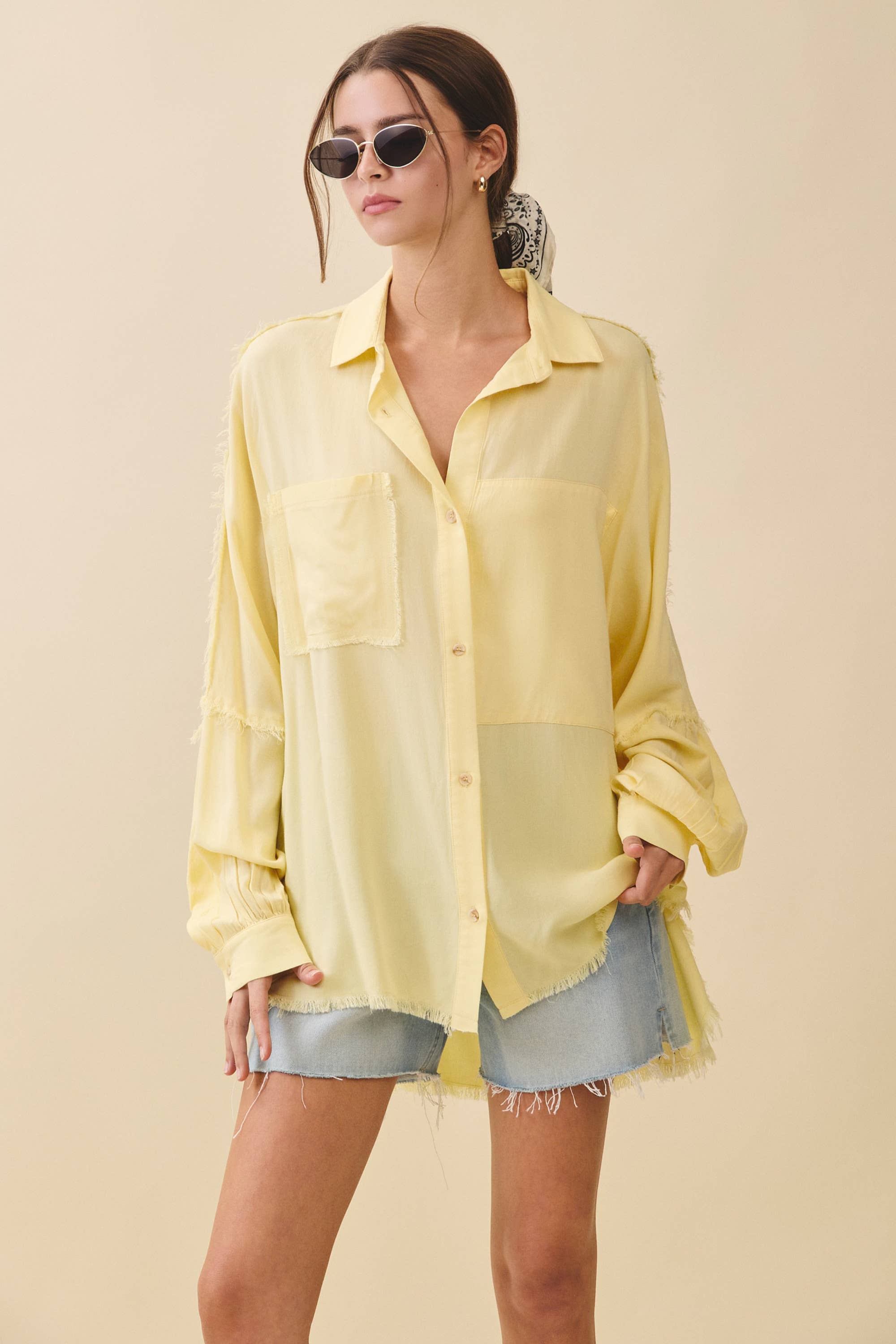 AEMI + CO - Wholesale Button Down Shirt - Women's - 879AK Delilah Shirt26