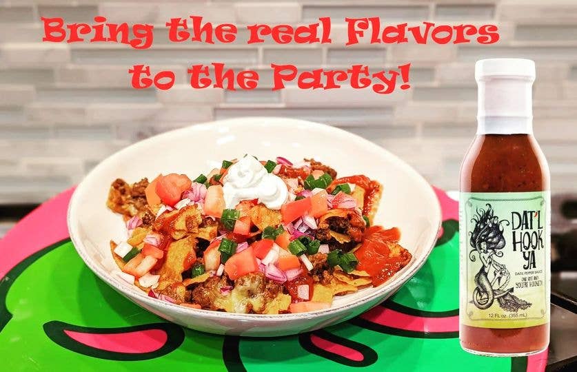 Hook'Ya - Wholesale Hot Sauce - Dat'l Hook Ya Sauce- 12oz Datil Pepper Sauce Sugar Free5