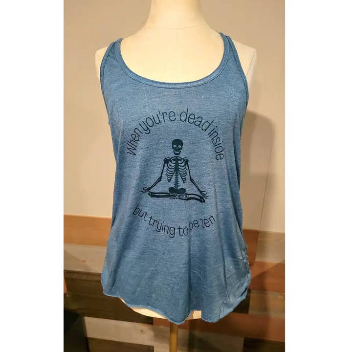 Dead inside Tank Top for wholesale by BLNDesigns