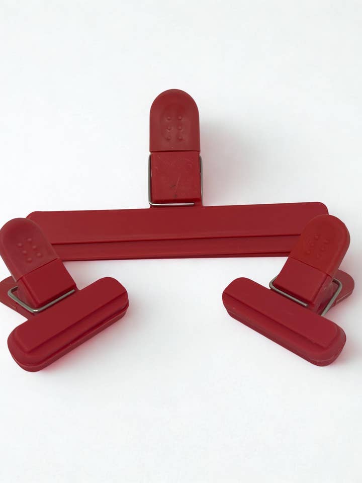 3pc Plastic Snack Bag Clips for wholesale by USA HomeMax