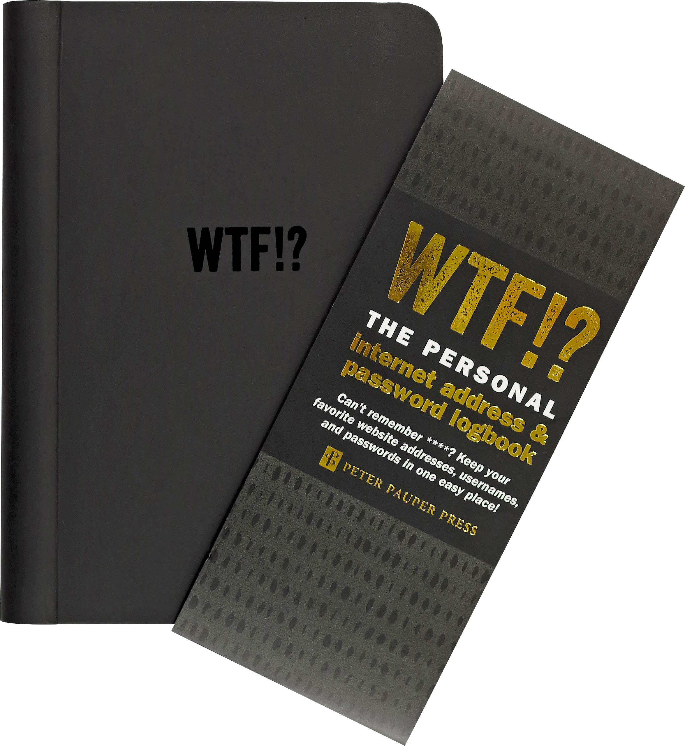 Peter Pauper Press - Wholesale Journal/Diary - WTF? The Personal Internet Address & Password Organizer5