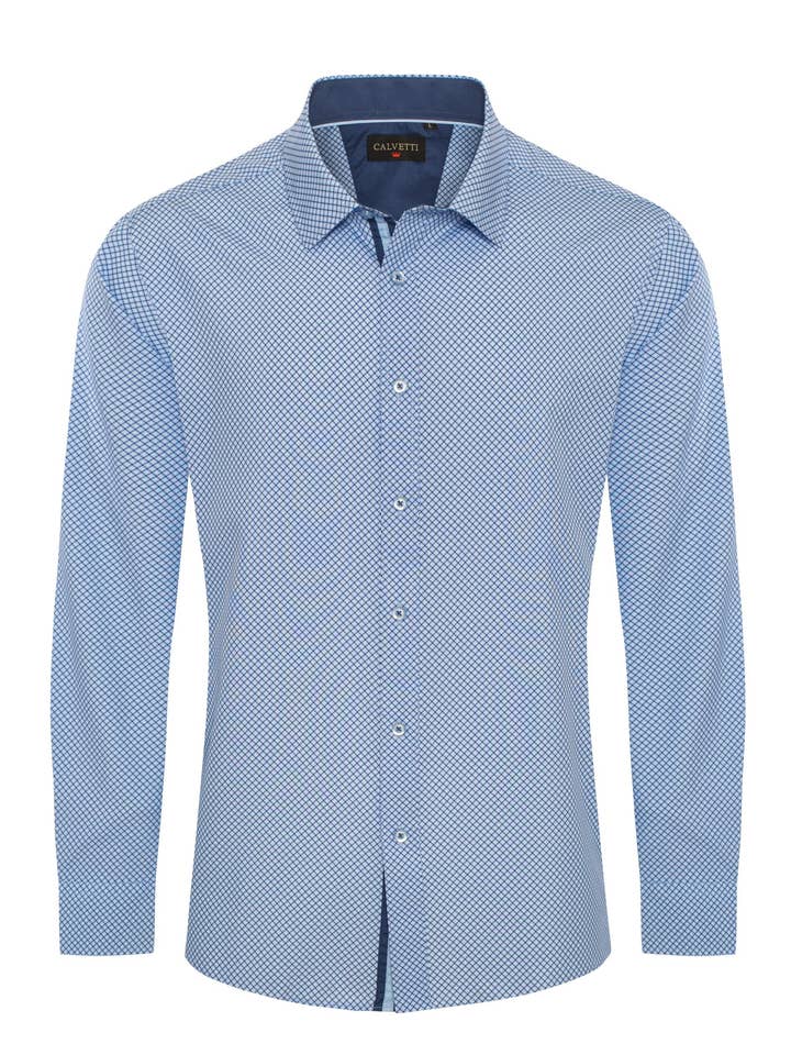 Herren Langarm Bedruckte Freizeit-Hemden mit Knopfleiste HLS2004-123 für den Großhandel von Rodeo Clothing