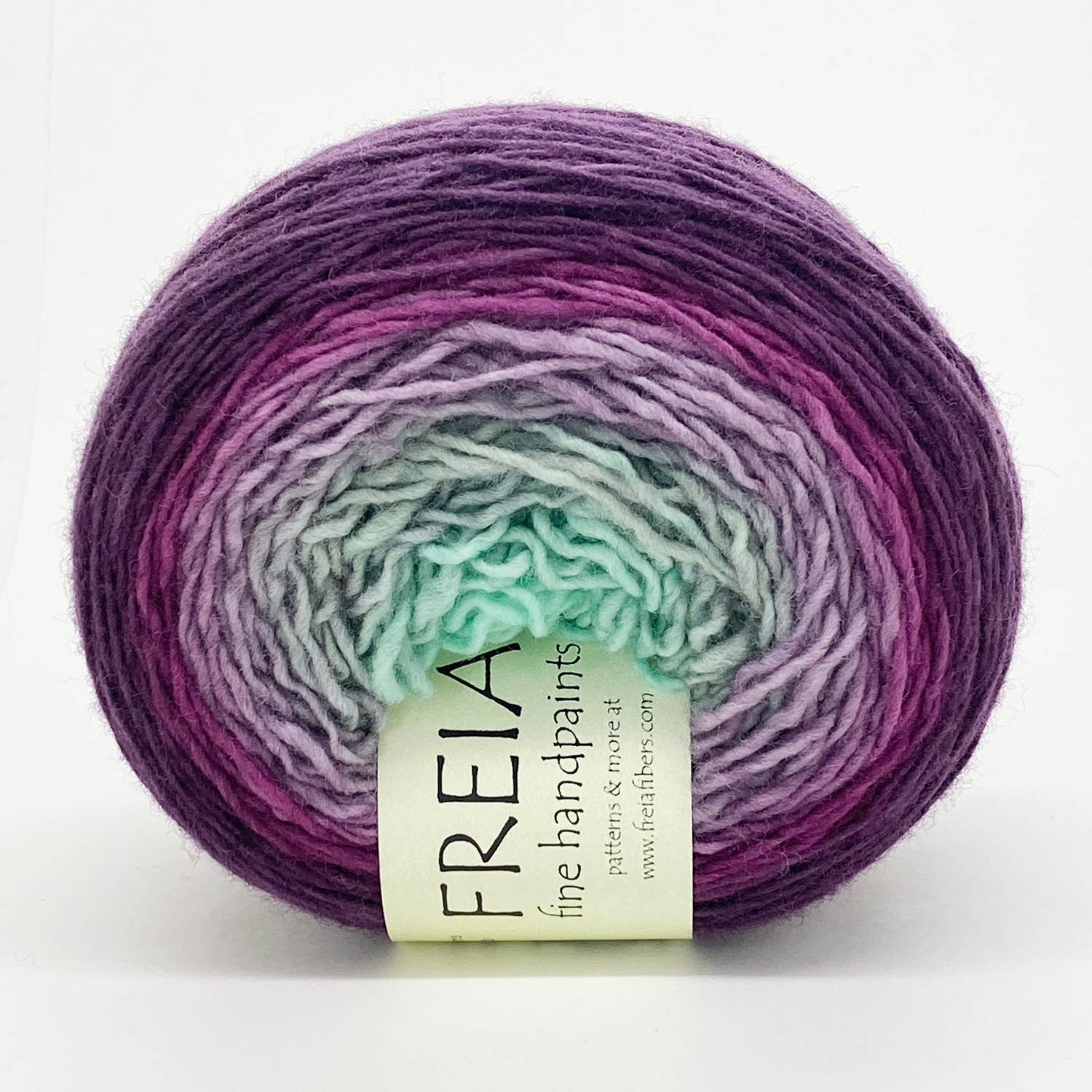 Freia Fine Handpaint Yarns - Wholesale Yarn - Salvia Merino Fingering Shawl Ball0