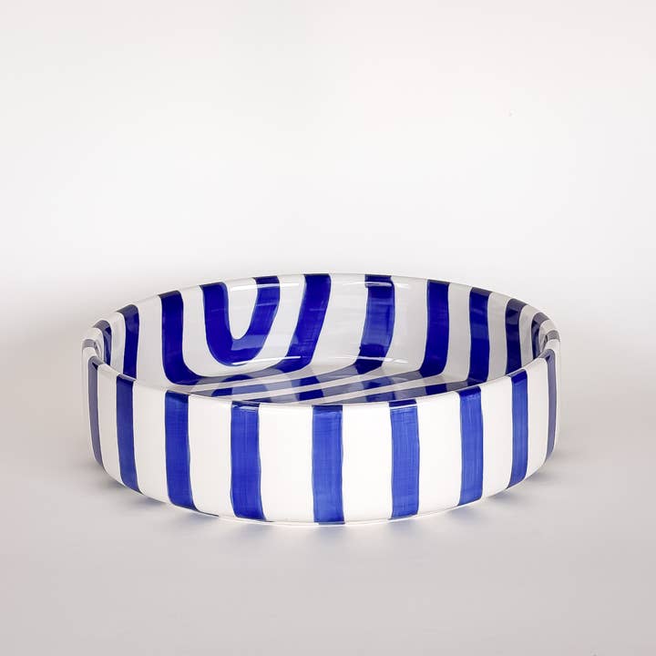 Magazin Minori - Wholesale Bowl - Large bowl Stripes - mare blue6
