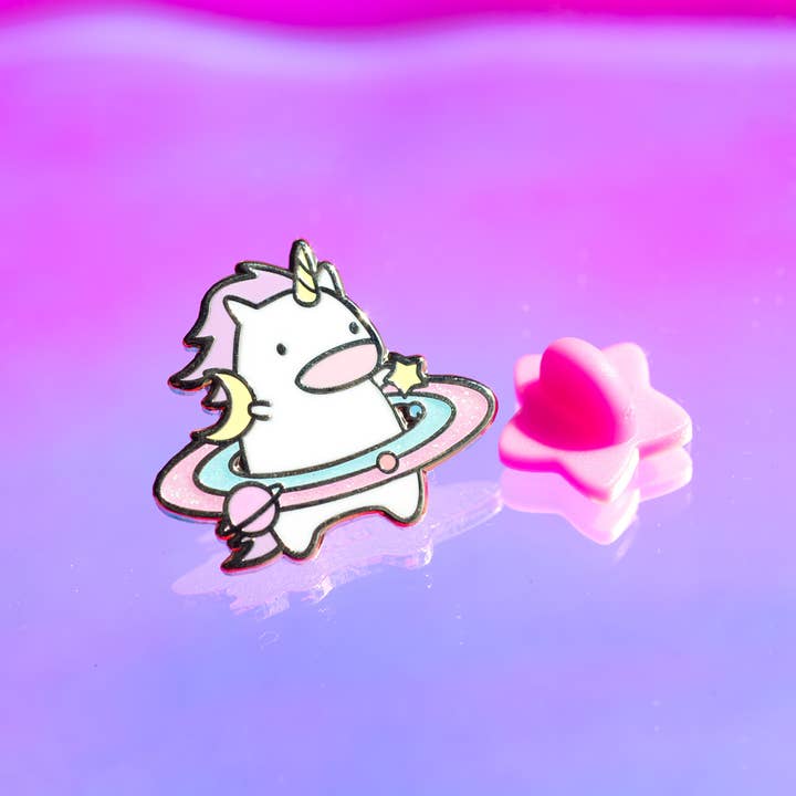 Robot Dance Battle - Wholesale Lapel Pin/Button - Work it, Galaxy Unicorn Enamel Pin