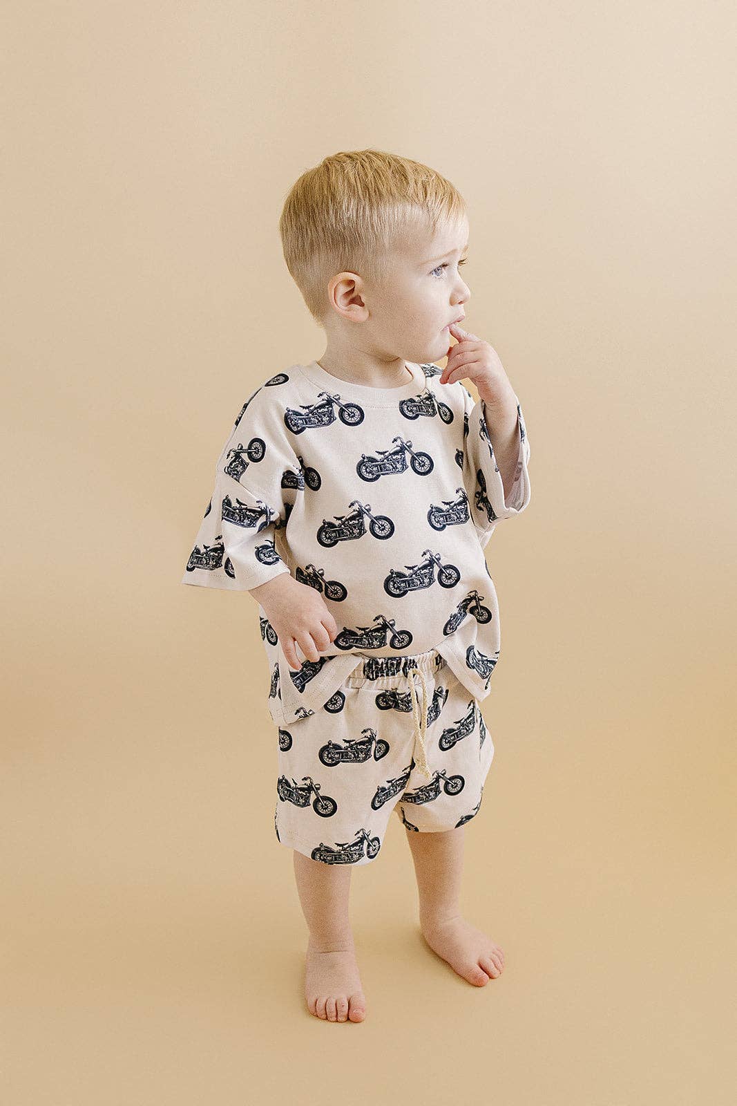 Lucky Panda Kids - Vente Ensemble haut et short – enfant - Ensemble de shorts | Né pour rouler12