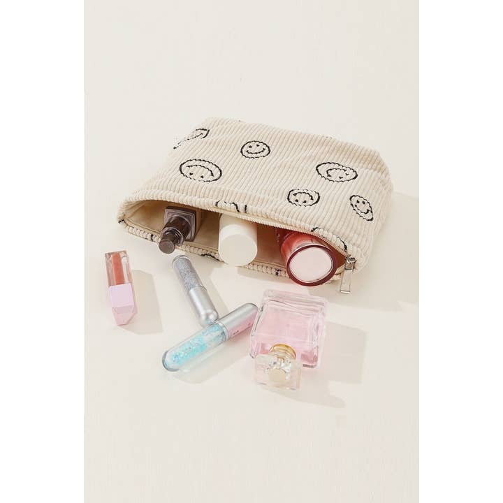 42POPS - Wholesale Makeup/Cosmetic Bag - `.Corduroy Cosmetic Pouch Bag10