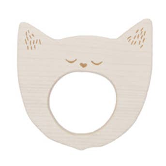 Wooden Story Soother - Yawning Cat for wholesale by Axis Toys & Gifts