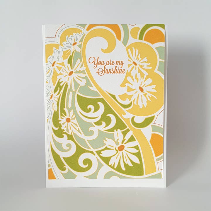 You Are My Sunshine Friendship Greeting Card for wholesale by Little Green