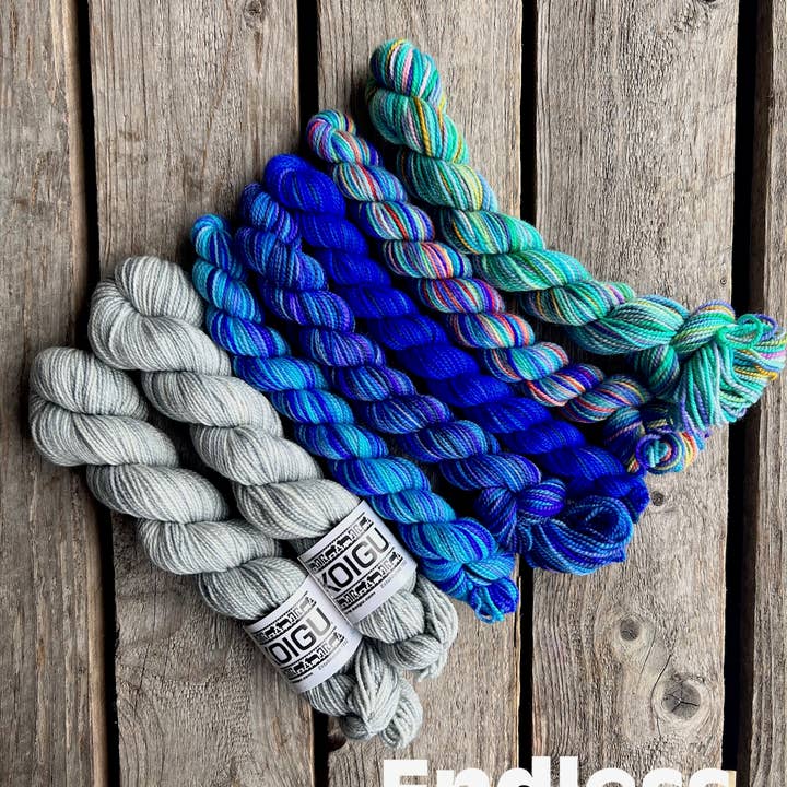 Koigu Wool Designs - Wholesale Knitting/Crochet Supplies - Vestiges Shawl Yarn Packs3