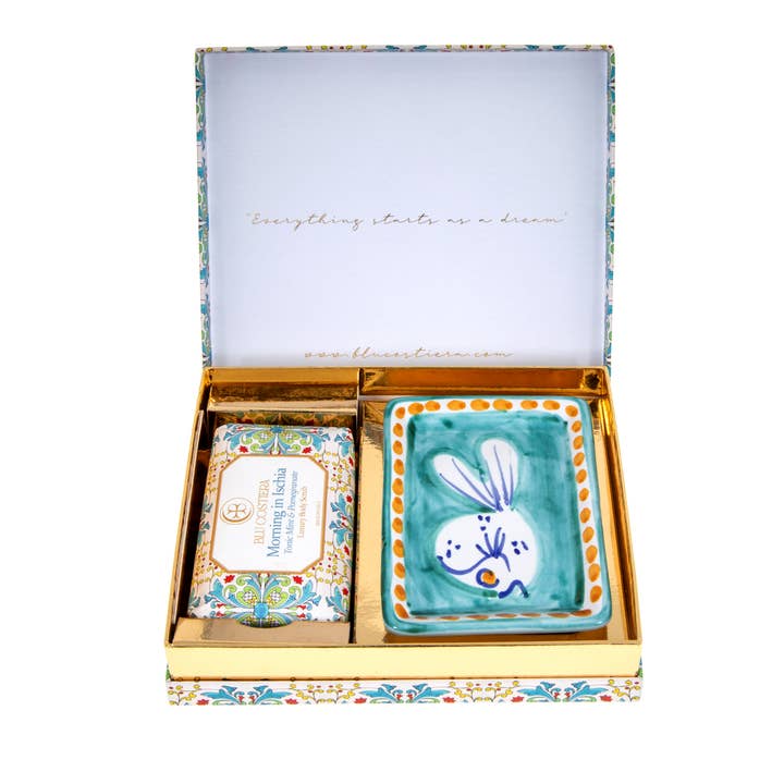 Box Morning In Ischia Body Scrub & Ceramic per la vendita all'ingrosso da parte di Blu Costiera