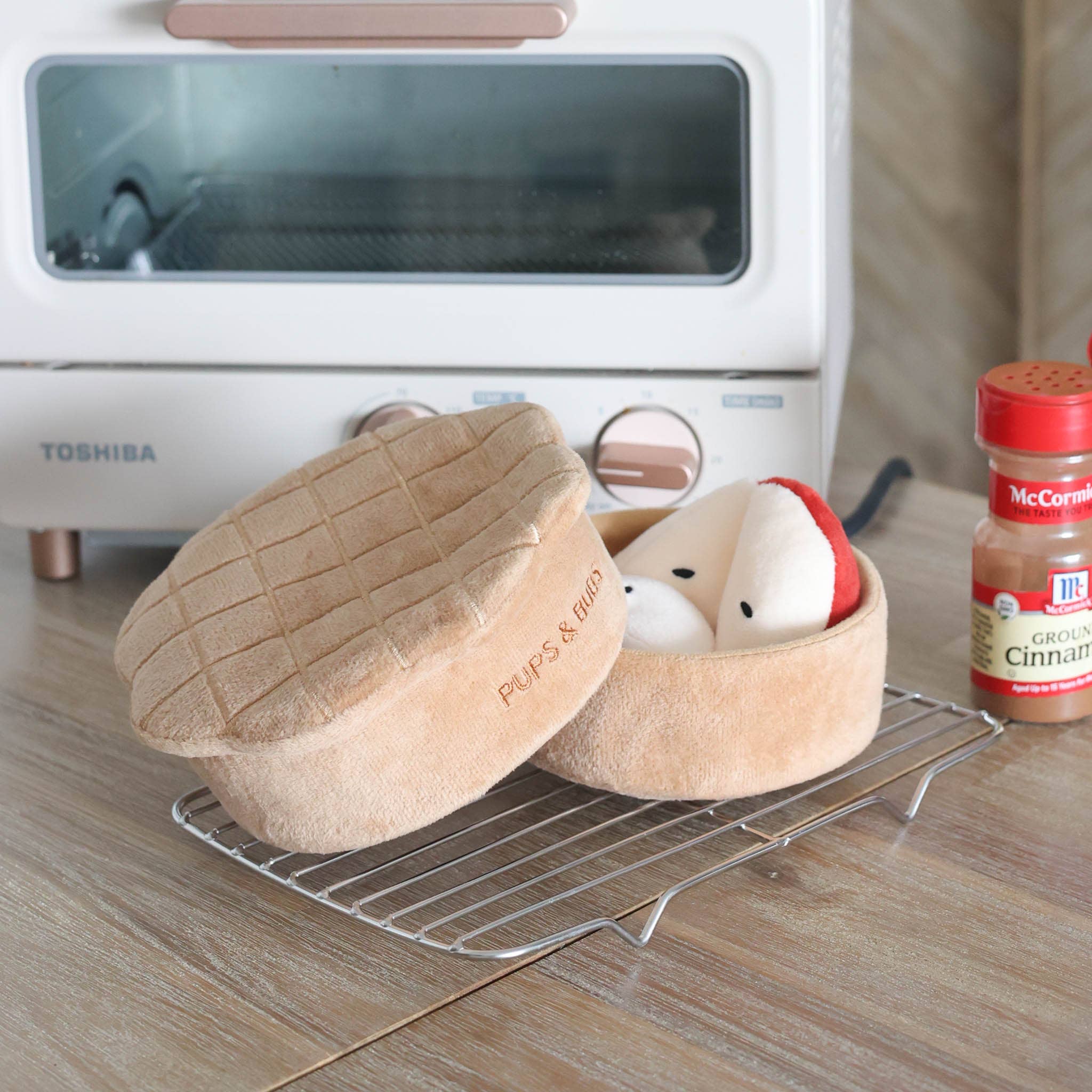 Pups & Bubs - Wholesale Pet Plush Toy - Dog - Apple Pie Nosework Toy7