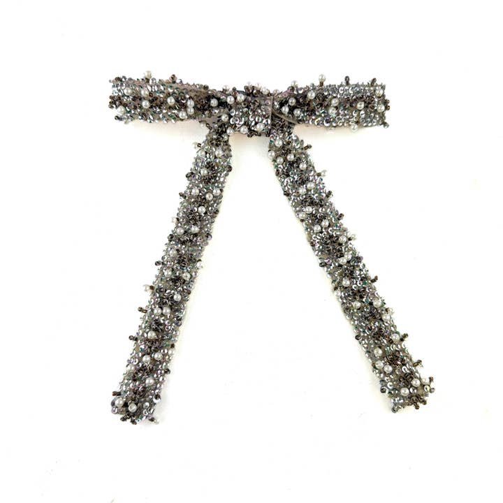 Beaded Hair Bow for wholesale by rosie + belle