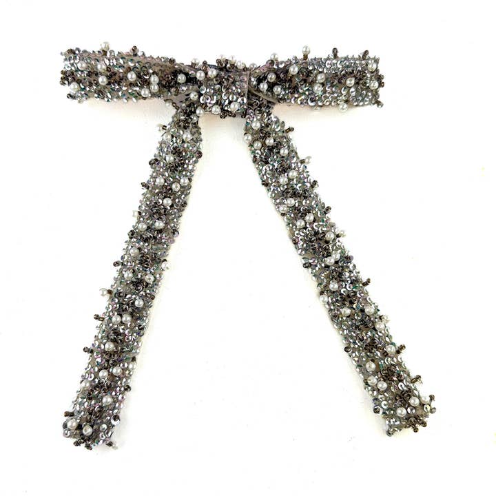 rosie + belle - Wholesale Hair Bow - Women's - Beaded Hair Bow0