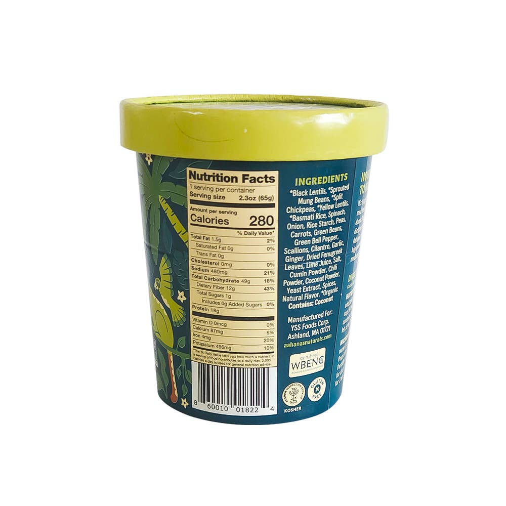 Aahana's Naturals - Wholesale Rice - Spinach & Garlic - Sprouted Power Bowl - Vegan, Gluten-Free4