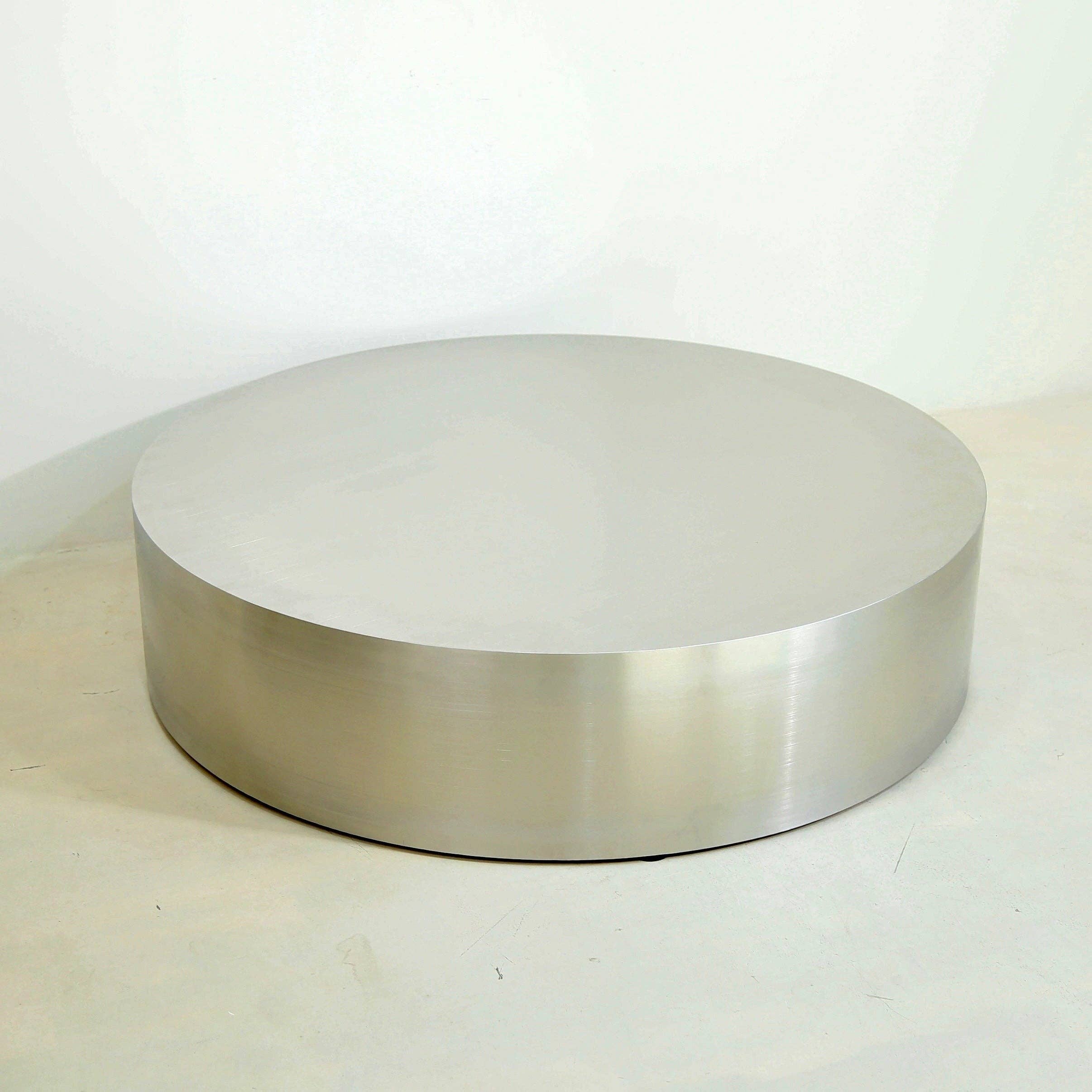 #023 - Stainless Steel Circular Platform Table for wholesale on Faire4