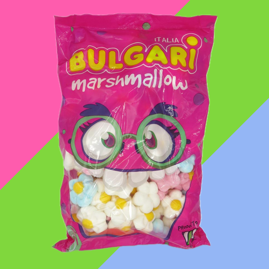 Gaffney's Sweets & Treats Wholesale – wholesale Marshmallow – Bulgari Marshmallow Flowers Bag 1kg1