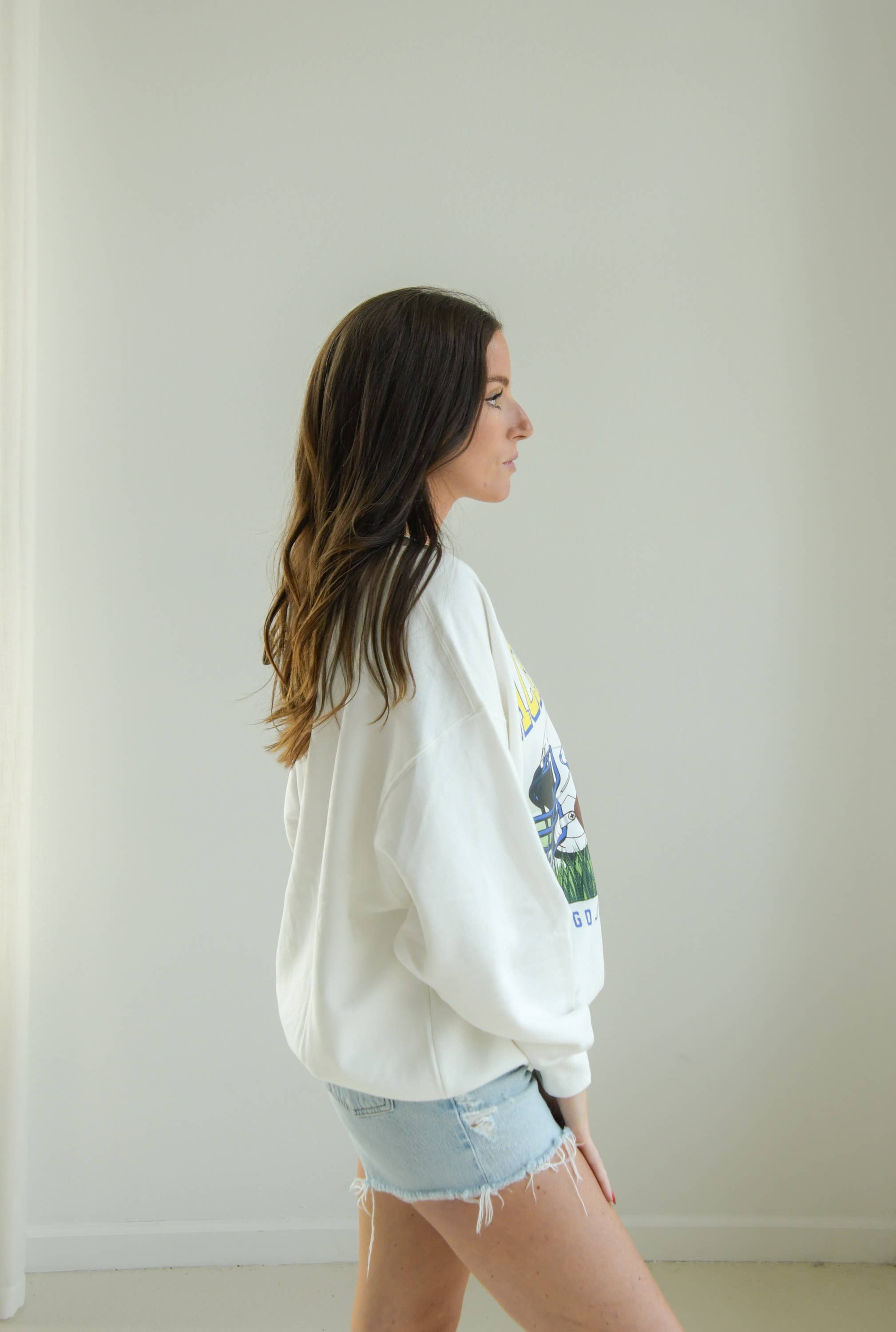 BLANC Système d'exploitation multimédia SD State Malone Fleece Crew en vente sur Faire1