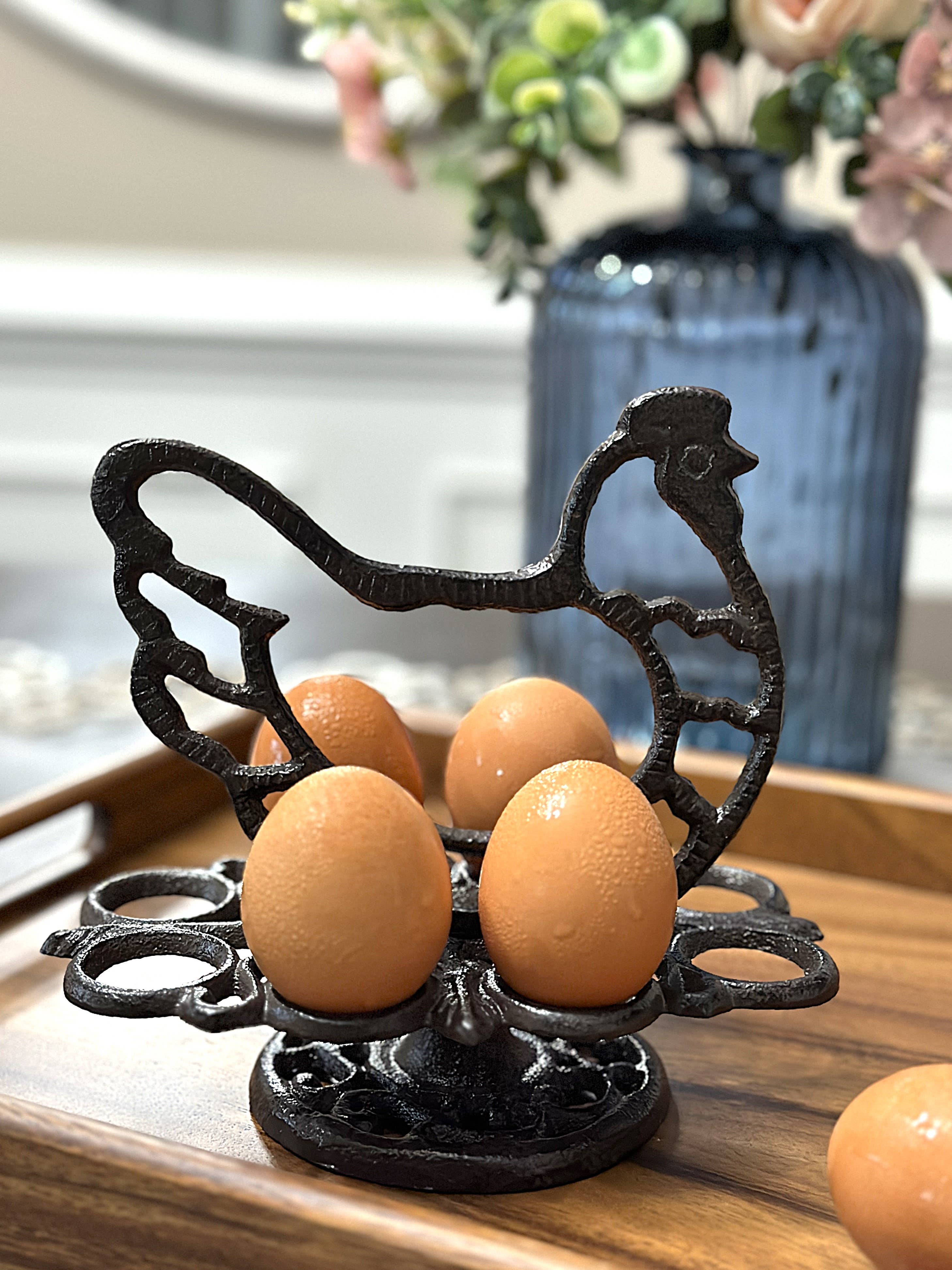 Vagabond Vintage - Wholesale Egg Cup/Holder - Duty Cast Iron Eggs Holder1