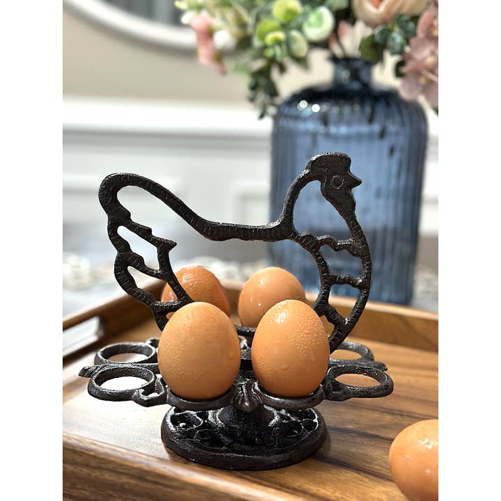 Vagabond Vintage - Wholesale Egg Cup/Holder - Duty Cast Iron Eggs Holder1