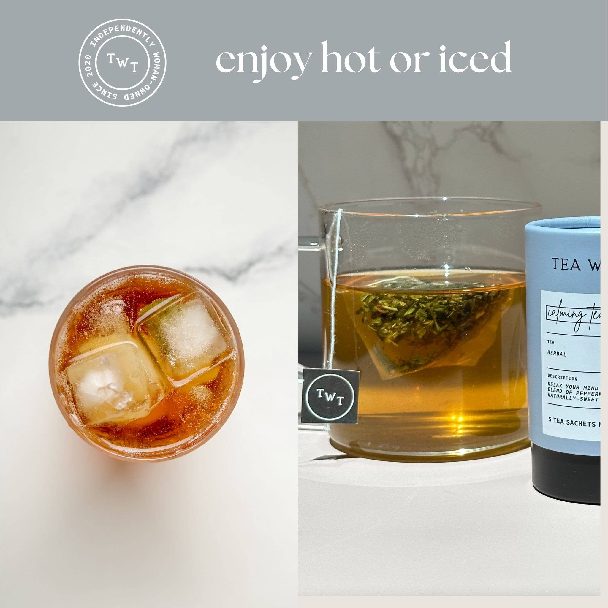 Tea with Tae - Wholesale Tea Bags - Calming Tea Herbal Rest Mini Tea Tube Gift (5 tea bags)7