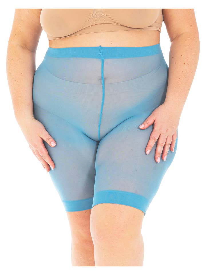 Pamela Mann - Venta al por mayor Pantalones cortos - Mujer - Pantalones cortos antirozaduras Curvy Super Stretch de 90 Denier