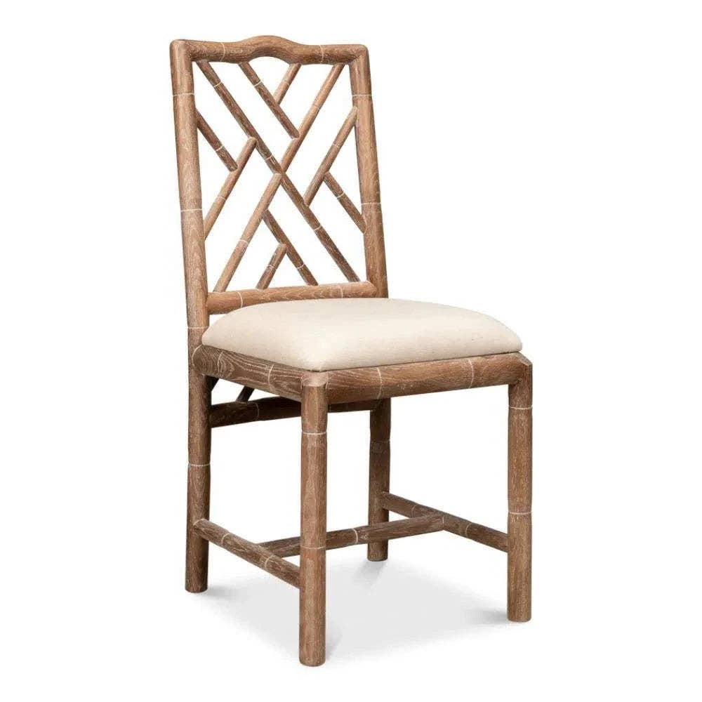 LOOMLAN – wholesale Chair – Brighton Bamboo Leather Dining Chair 2PC44