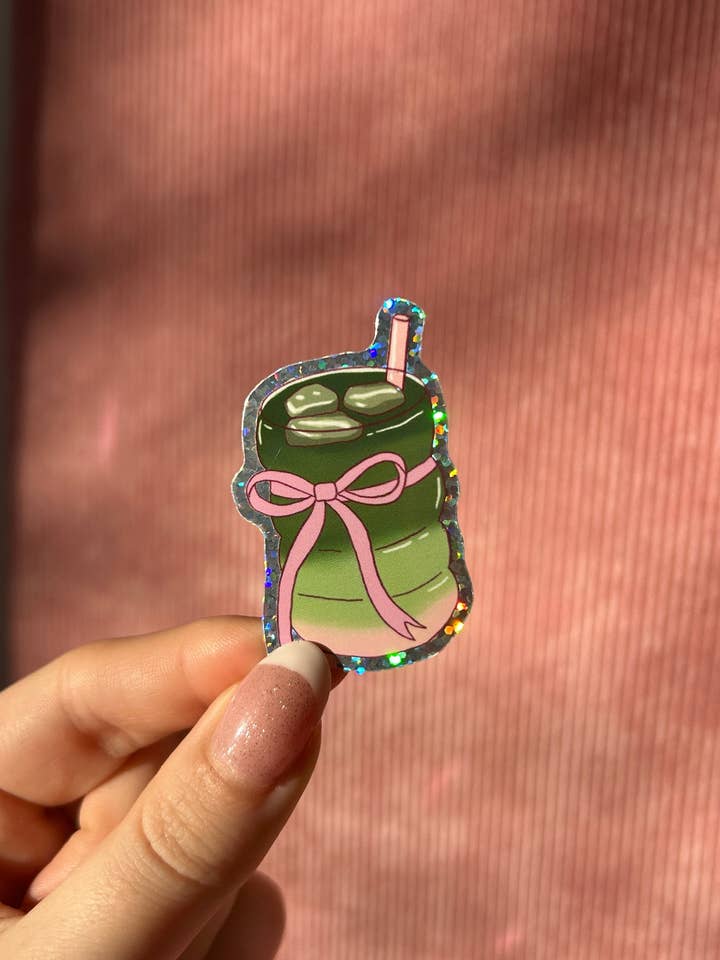 Matcha te kop klistermærke bue for engroshandel hos Nany Craft Shop