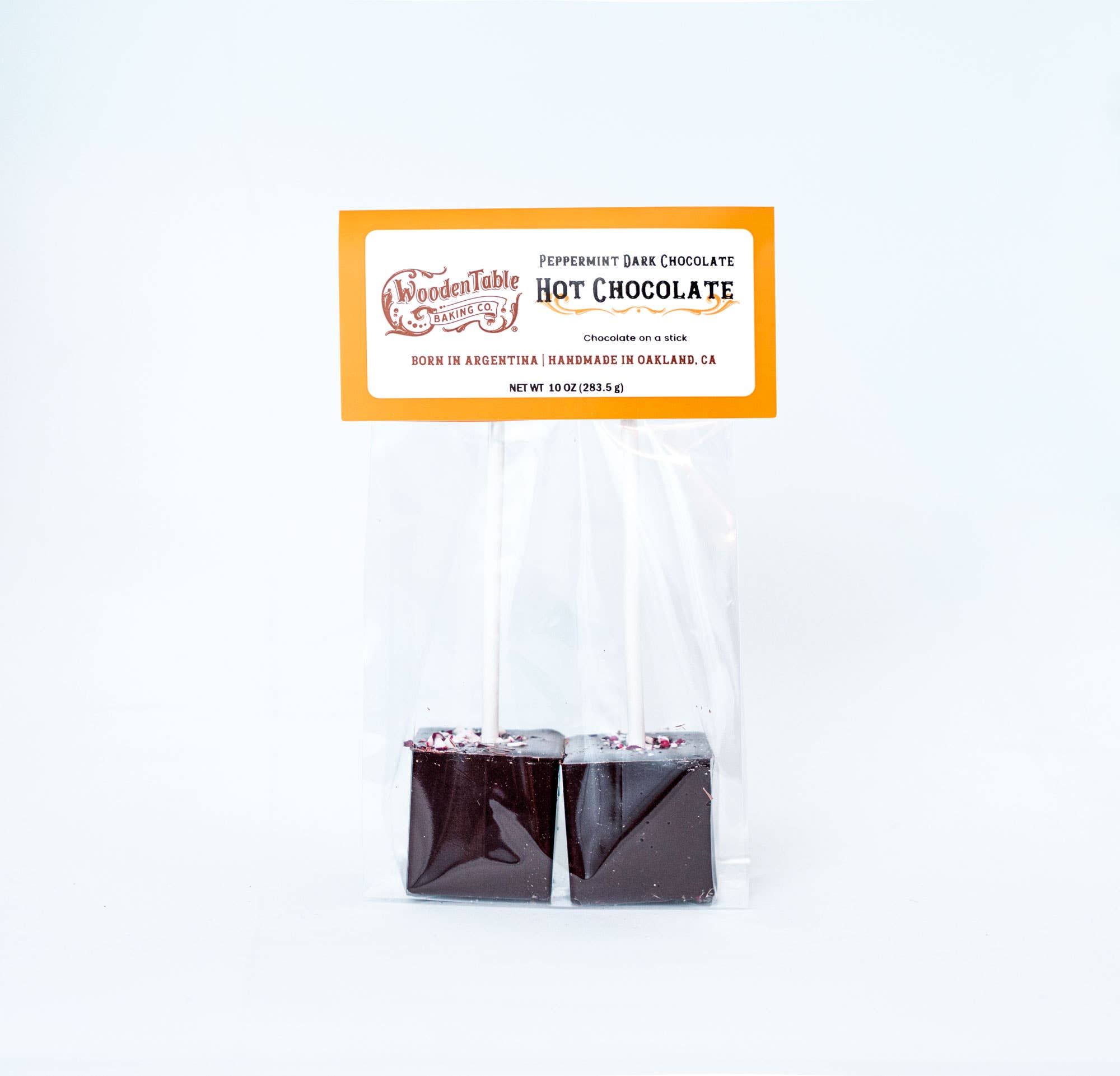Wooden Table Baking Company - Wholesale Hot Cocoa Mix/Kit - Peppermint Candy Dark Chocolate on a Stick (hot cocoa)1