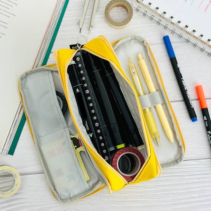 Wrapables.com - Wholesale Pencil Case/Pouch - Wrapables Large Capacity Pencil Case, 3 Compartment Pouch9