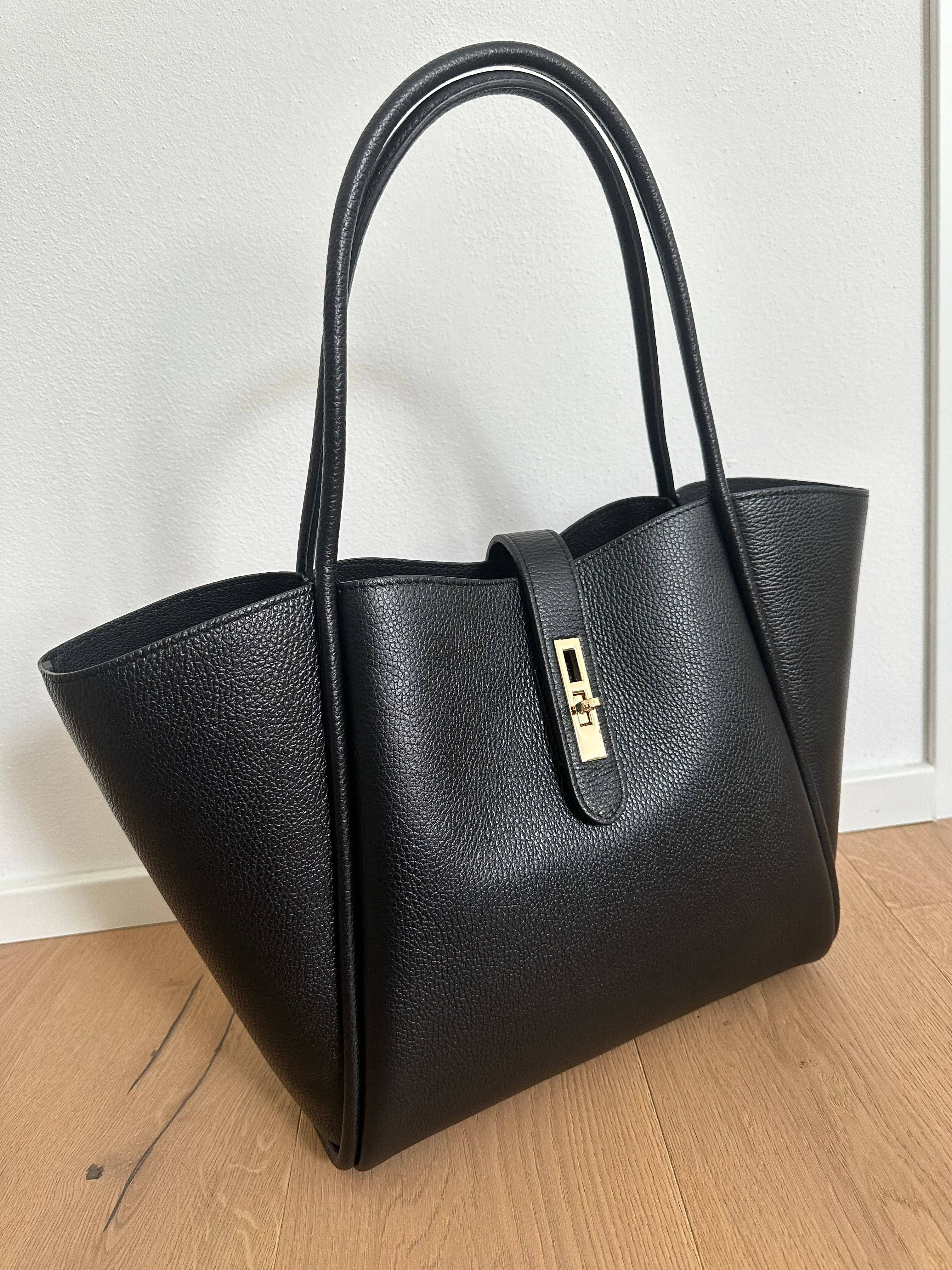 Zhade – Engroshandel Skuldertaske – til kvinder – LUCY stor taske i ægte hamret læder12