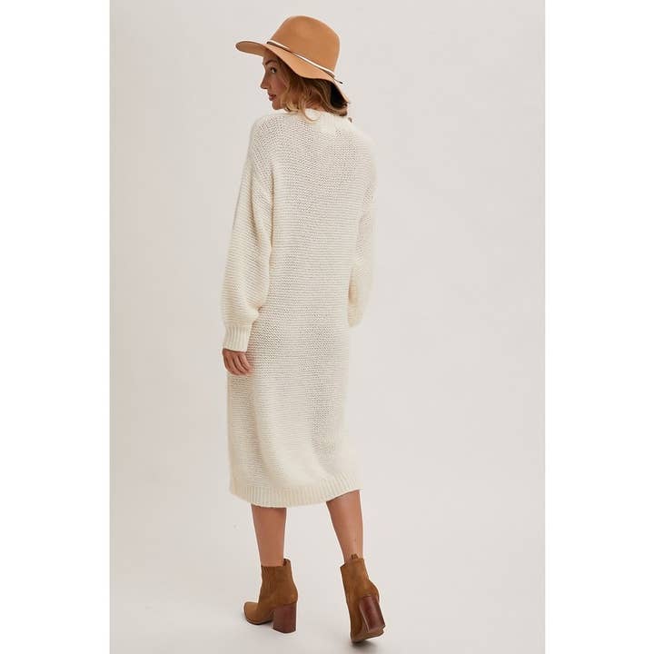 STYLE USA - Wholesale Dress - Women's - OVERSIZED KNIT MIDI DRESS4